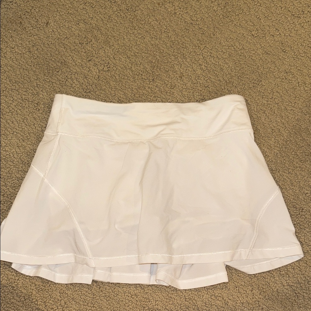Lululemon White Tennis Skirt